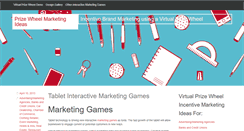 Desktop Screenshot of prizewheelmarketing.com